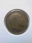 Монета Великобритания 1 фартинг 1907