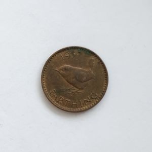 Монета Великобритания 1 фартинг 1937  ГЕОРГ VI