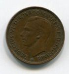 Монета Великобритания 1 фартинг 1939