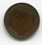 Монета Великобритания 1 фартинг 1948