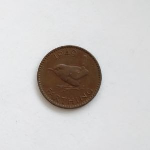 Монета Великобритания 1 фартинг 1949  ГЕОРГ VI
