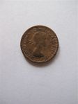 Монета Великобритания 1 фартинг 1954