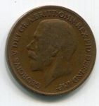 Монета Великобритания 1 пенни 1914