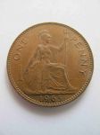 Монета Великобритания 1 пенни 1963
