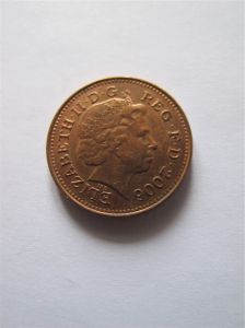 Великобритания 1 пенни 2006