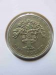 Монета Великобритания 1 фунт 1987