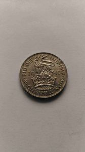Великобритания 1 шиллинг 1940 Английский Серебро