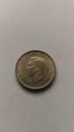 Монета Великобритания 1 шиллинг 1945 Английский Серебро