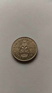 Великобритания 1 шиллинг 1946 Шотландский Серебро