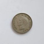 Монета Великобритания 1 шиллинг 1947 Шотландский герб