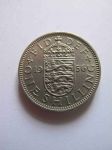 Монета Великобритания 1 шиллинг 1956 Английский герб