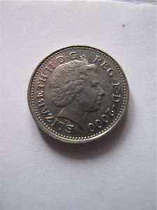Великобритания 10 пенсов 2000