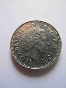 Великобритания 10 пенсов 2001
