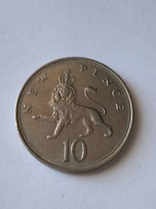 Великобритания 10 пенсов 1968