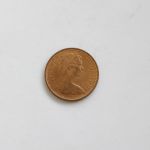 Монета Великобритания 1/2 пенни 1971