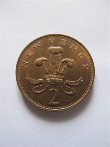 Великобритания 2 пенса 1971
