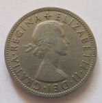 Монета Великобритания 2 шиллинга 1956