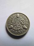Монета Великобритания 3 пенса 1931 серебро