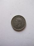 Монета Великобритания 3 пенса 1938 серебро UNC