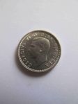 Монета Великобритания 3 пенса 1939 серебро UNC