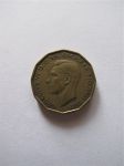 Монета Великобритания 3 пенса 1943