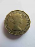 Монета Великобритания 3 пенса 1956