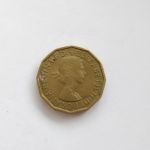 Монета Великобритания 3 пенса 1964