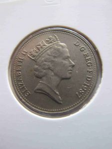 Великобритания 5 пенсов 1987