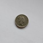 Монета Великобритания 5 пенсов 1992