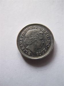 Великобритания 5 пенсов 2001
