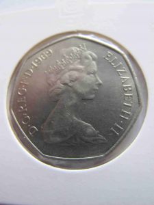 Великобритания 50 пенсов 1969
