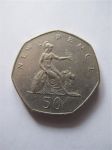 Монета Великобритания 50 пенсов 1981