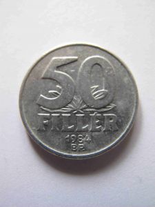 Венгрия 50 филлеров 1984