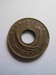 Монета Британская Восточная Африка 1 цент 1930