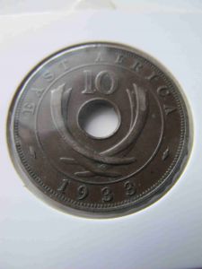Британская Восточная Африка и 10 центов 1933