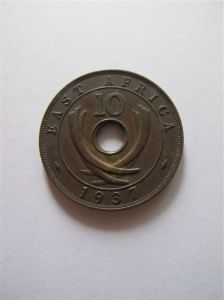 Британская Восточная Африка и 10 центов 1937 H