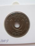Монета Британская Восточная Африка 10 центов 1941