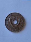 Монета Британская Восточная Африка 10 центов 1941 I