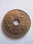 Монета Британская Восточная Африка 10 центов 1952