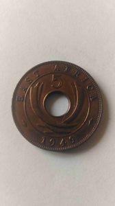 Восточная Африка и 5 центов 1949