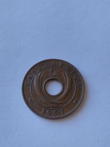 Британская Восточная Африка и 5 центов 1957 H