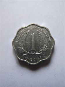 Восточно-Карибские штаты 1 цент 1989