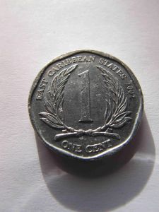 Восточно-Карибские штаты 1 цент 2002