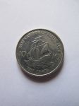 Монета Восточно-Карибские штаты 10 центов 2000
