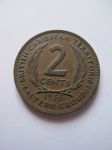 Монета Восточно-Карибские штаты 2 цента 1955
