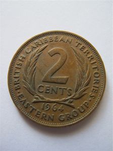 Восточно-Карибские штаты 2 цента 1964