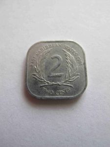 Восточно-Карибские штаты 2 цента 1981