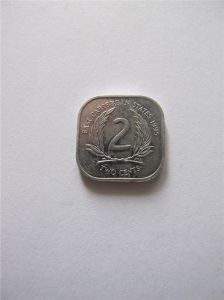 Восточно-Карибские штаты 2 цента 1995