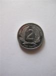 Монета Восточно-Карибские штаты 2 цента 2004