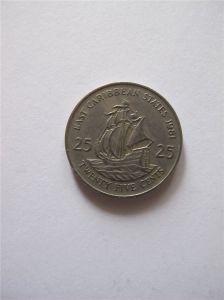 Восточно-Карибские штаты 25 центов 1981